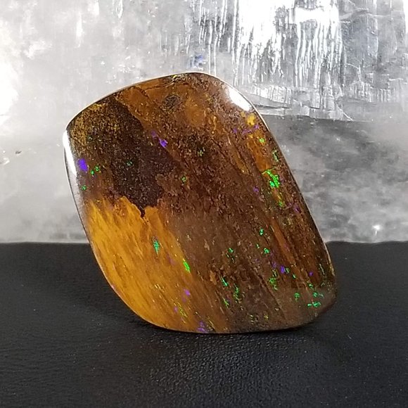 Stellar Australian Koroit Opal * 25.41 x 19.06 x 4.61mm * flashy boulder opal - Picture 5 of 17